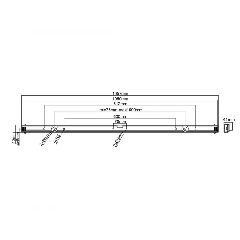 Multibrackets M Universal Wallmount negro Large