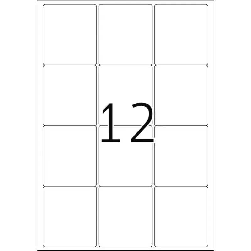 Etiqueta de impresora autoadhesiva HERMA Labels Premium A4 63,5x72 mm