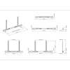 Soporte universal para barra de sonido Multibrackets M 55