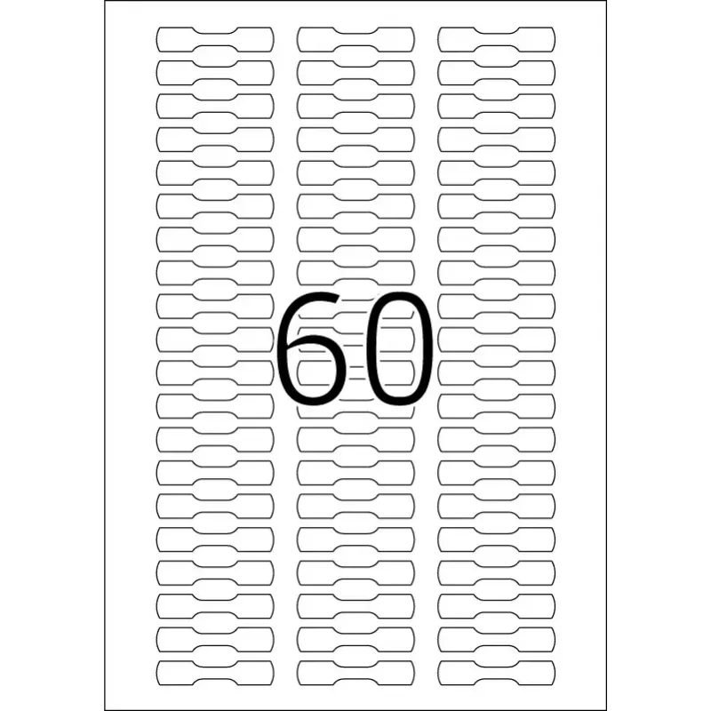 Etiqueta autoadhesiva para impresora HERMA 5116 A4 49x10 mm 1500 uds.