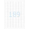 Etiquetas autoadhesivas para impresora HERMA Labels A4 25,4x10 mm blanco adherencia extrema papel mate 4725 uds.