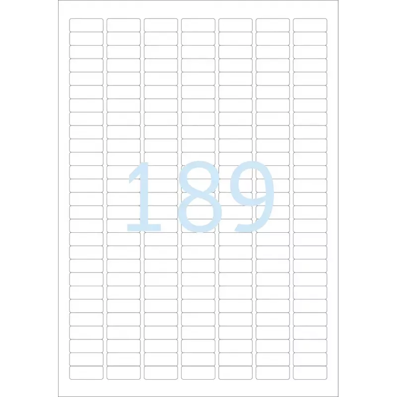 Etiquetas autoadhesivas para impresora HERMA Labels A4 25,4x10 mm blanco adherencia extrema papel mate 4725 uds.