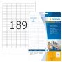 Etiquetas autoadhesivas para impresora HERMA Labels A4 25,4x10 mm blanco adherencia extrema papel mate 4725 uds.
