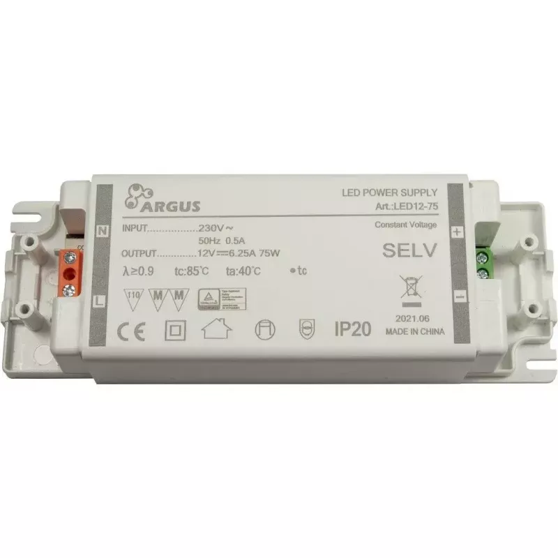 Controlador LED Inter-Tech LED12-75 75W IP20 100000h