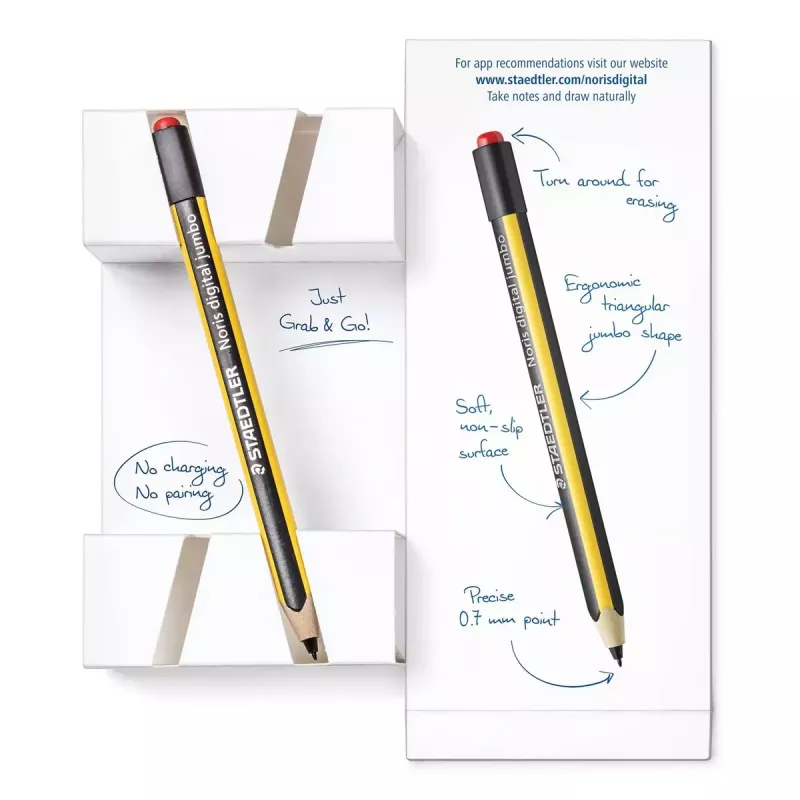 Lápiz stylus Staedtler 180J 22-1 negro amarillo