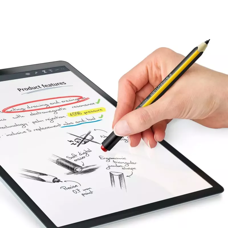 Lápiz stylus Staedtler 180J 22-1 negro amarillo
