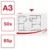 Esselte Quality Pocket A3 horizontal, 30 % plástico reciclado de material pre-consumo