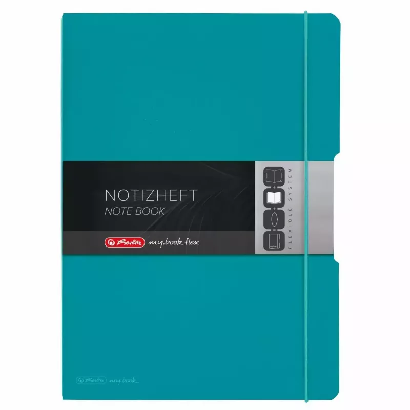 Bloc de notas Herlitz 50015986 A4 80 hojas turquesa
