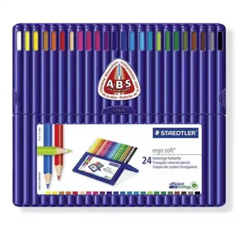Lápices de colores Staedtler Ergosoft 157 multicolor 24 uds.