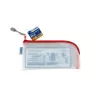 Estuche HERMA 20002 rígido EVA rojo transparente 110x230mm