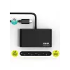 Hub USB Port Designs 900147 USB Type-C 5000 Mbit/s Negro