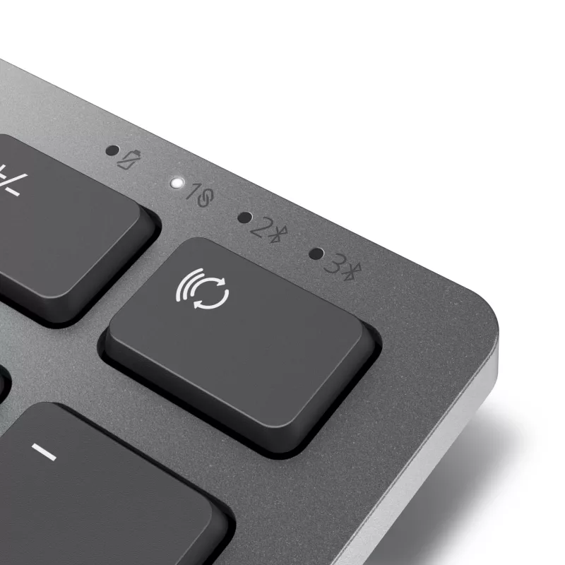Teclado DELL Pro Plus - KB700 - Pan-Nordic (QWERTY), Full-size (100%), Wireless, Bluetooth, QWERTY, Gris