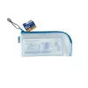 Estuche HERMA 20003 EVA rígido Azul Transparente 110x230 mm