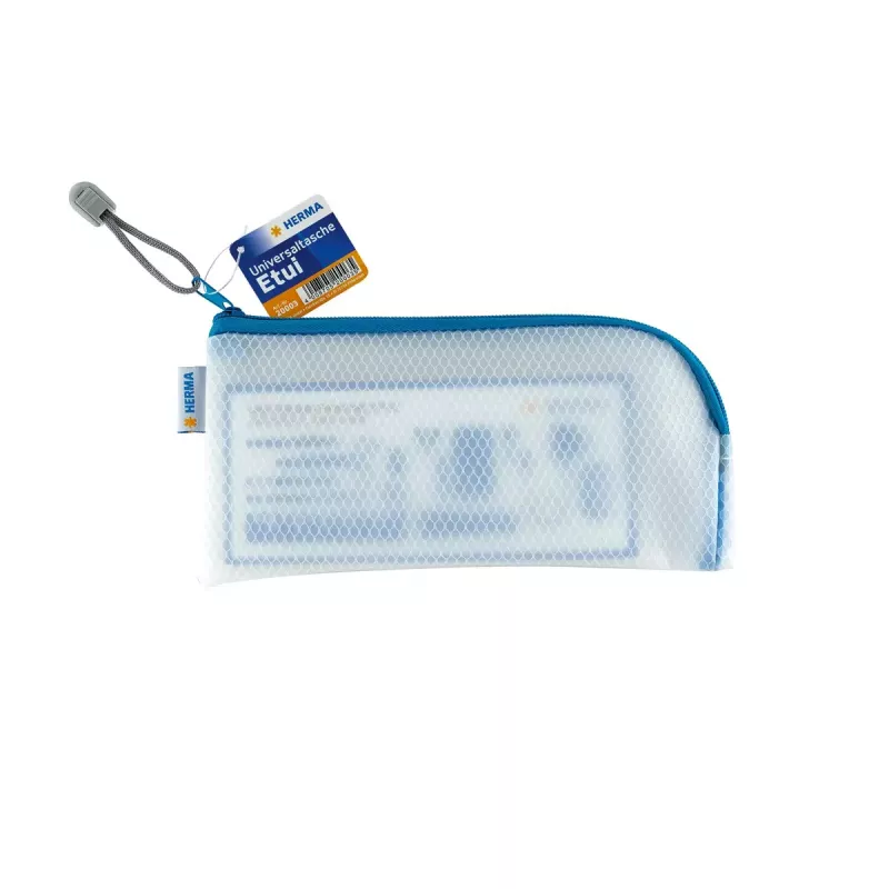 Estuche HERMA 20003 EVA rígido Azul Transparente 110x230 mm