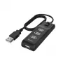 Hama 00200118 Hub de interfaces USB 2.0 480 Mbit/s Negro