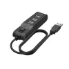 Hama 00200118 Hub de interfaces USB 2.0 480 Mbit/s Negro