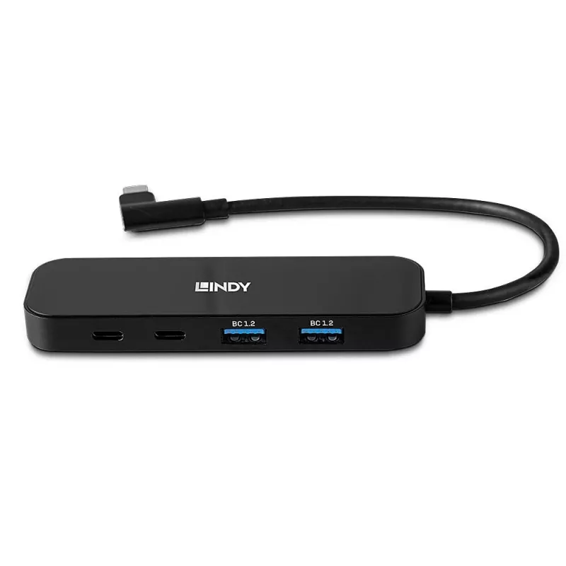 Lindy 43334 hub USB 3.2 Gen 1 Type-C, 4 puertos