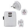 Hama World Travel Pro Light Fuente de alimentación USB Universal Blanco