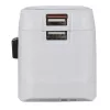 Hama World Travel Pro Light Fuente de alimentación USB Universal Blanco