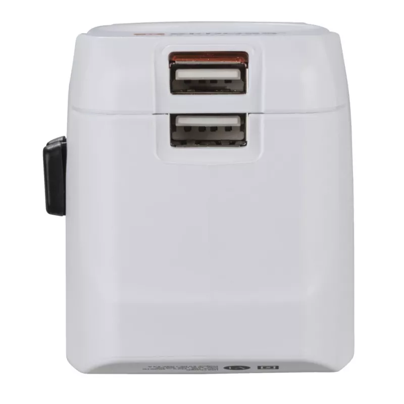 Hama World Travel Pro Light Fuente de alimentación USB Universal Blanco
