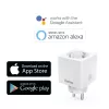Hama Mini enchufe inteligente WiFi 00176573, 16 A, 3680 W, blanco