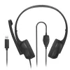 Hama HS-USB250 V2 Auriculares con cable Diadema Oficina/Callcenter USB Type-A Negro