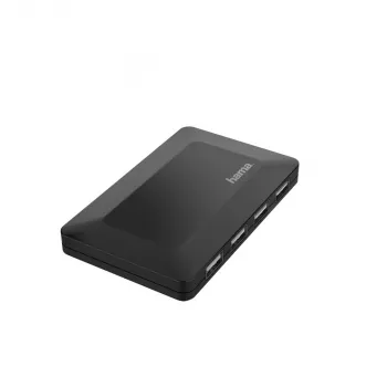 Hama 00200122 Hub de interfaces USB 2.0 480 Mbit/s Negro
