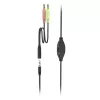 Hama HS-P100 V2 Auriculares con cable Diadema Oficina/Callcenter Negro, Plata