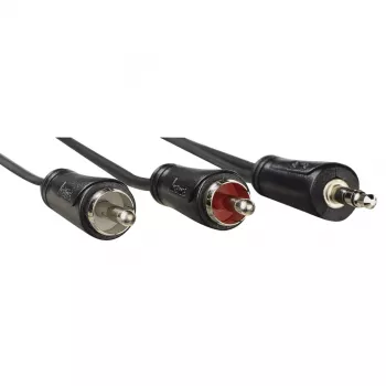 Cable de audio Hama 00205110 1,5 m 3,5 mm 2 x RCA Negro
