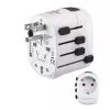 Hama World Travel Pro Adaptador de corriente universal Blanco