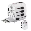 Hama World Travel Pro Adaptador de corriente universal Blanco
