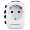 Hama World Travel Pro Adaptador de corriente universal Blanco