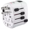 Hama World Travel Pro Adaptador de corriente universal Blanco