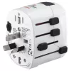 Hama World Travel Pro Adaptador de corriente universal Blanco