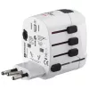 Hama World Travel Pro Adaptador de corriente universal Blanco