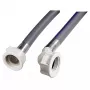 Mangueras de entrada y salida Xavax 00111833 para lavavajillas, gris, PVC/Nylon, 1500 mm, 1 ud.