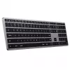 Satechi X3 Full-size (100%) Teclado Bluetooth QWERTY Inglés – Negro/Gris