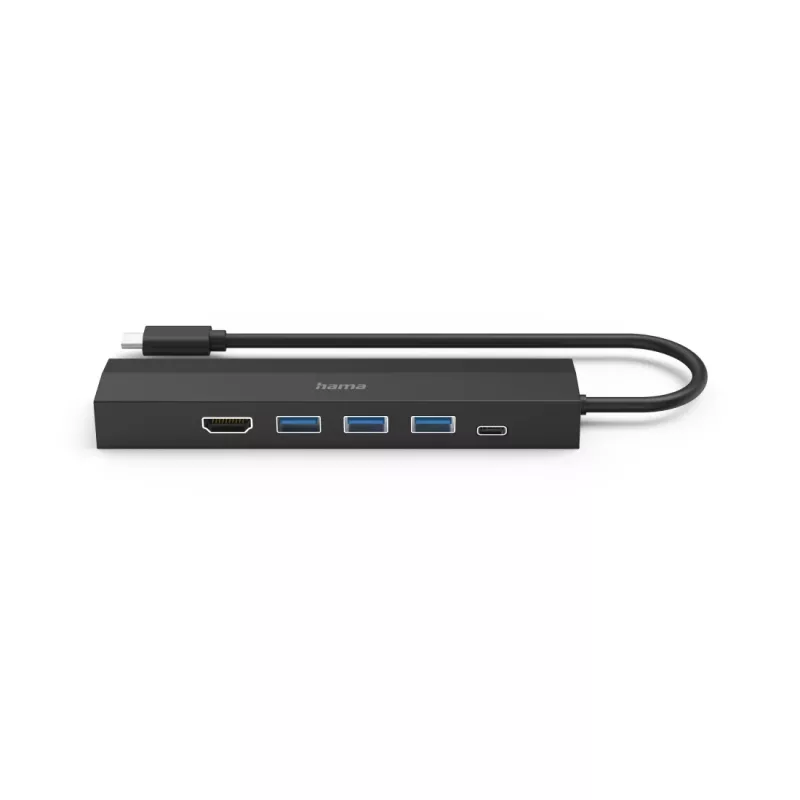 Hama 00200144 hub de interfaz USB 3.2 Gen 1 (3.1 Gen 1) Type-C 5000 Mbit/s Negro