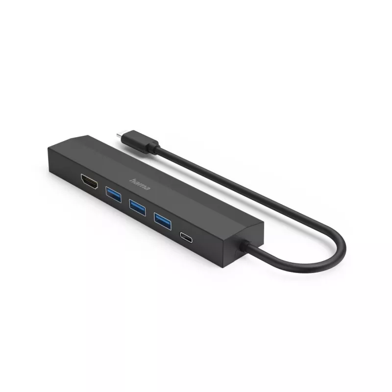 Hama 00200144 hub de interfaz USB 3.2 Gen 1 (3.1 Gen 1) Type-C 5000 Mbit/s Negro