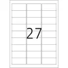 Etiqueta autoadhesiva HERMA 4592 rectangular redondeada plateada