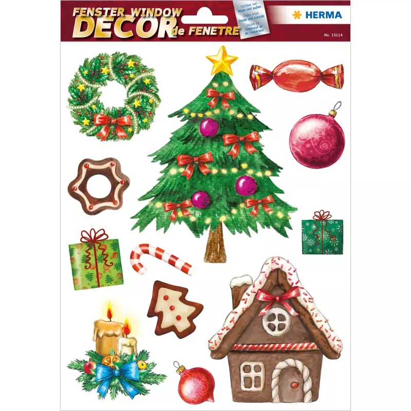 Pegatinas decorativas HERMA 15548 multicolor removibles 75 uds.