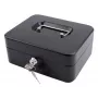 Caja registradora/porta tickets Olympia CB 700 Plus acero negra con cerradura de llave