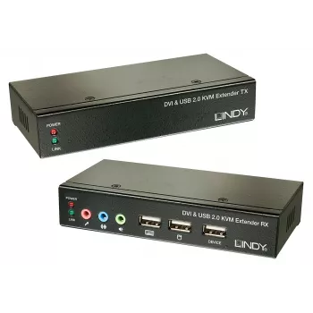 Lindy 39377 Conmutador KVM negro