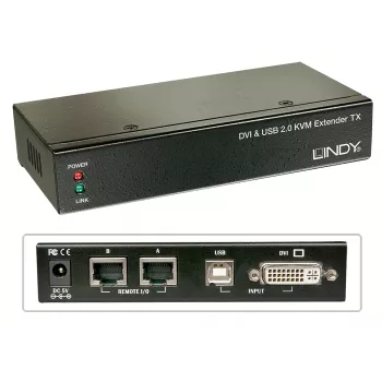 Lindy 39377 Conmutador KVM negro