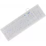 KeySonic KSK-8031INEL-Wh (DE) Teclado industrial USB QWERTZ alemán blanco