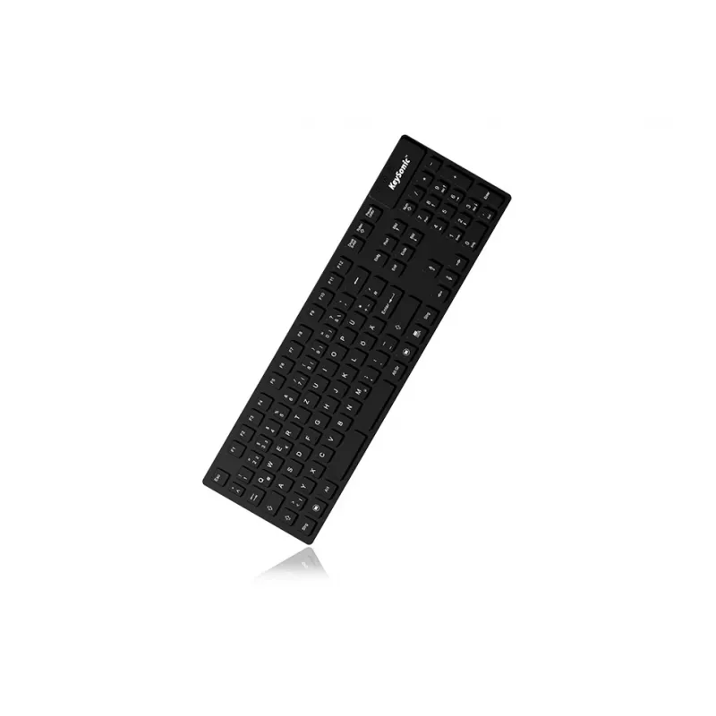 KeySonic KSK-8030 IN (CH) Teclado industrial USB QWERTZ suizo negro