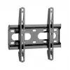 Manhattan 462259 Ultra Slim Fixed soporte de pared fijo para TV y monitor para pantallas planas y curvas, 23-43 pulgadas, máx. 45 kg, perfil de 27 mm, acero, negro
