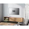 Manhattan 462259 Ultra Slim Fixed soporte de pared fijo para TV y monitor para pantallas planas y curvas, 23-43 pulgadas, máx. 45 kg, perfil de 27 mm, acero, negro