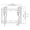 Equip 650408 Soporte de pared para TV inclinable de 23