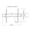 Equip 650332 Soporte de pared para TV inclinable de 37